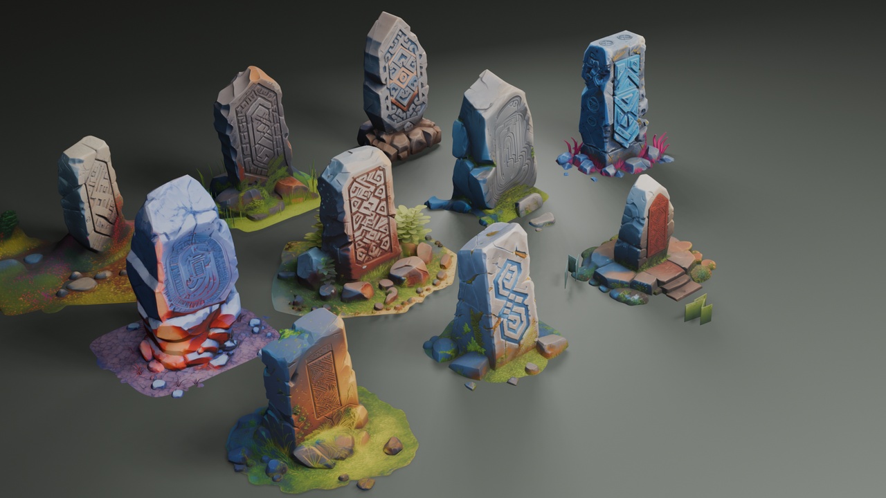 Media 1 for listing Stylized Runestones🔮