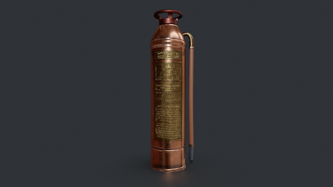 Media 1 for listing Vintage Buffalo Fire Extinguisher