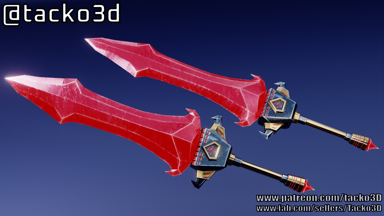 Media 1 for listing Knight Alpha Sword - Dark Fantasy Weapon