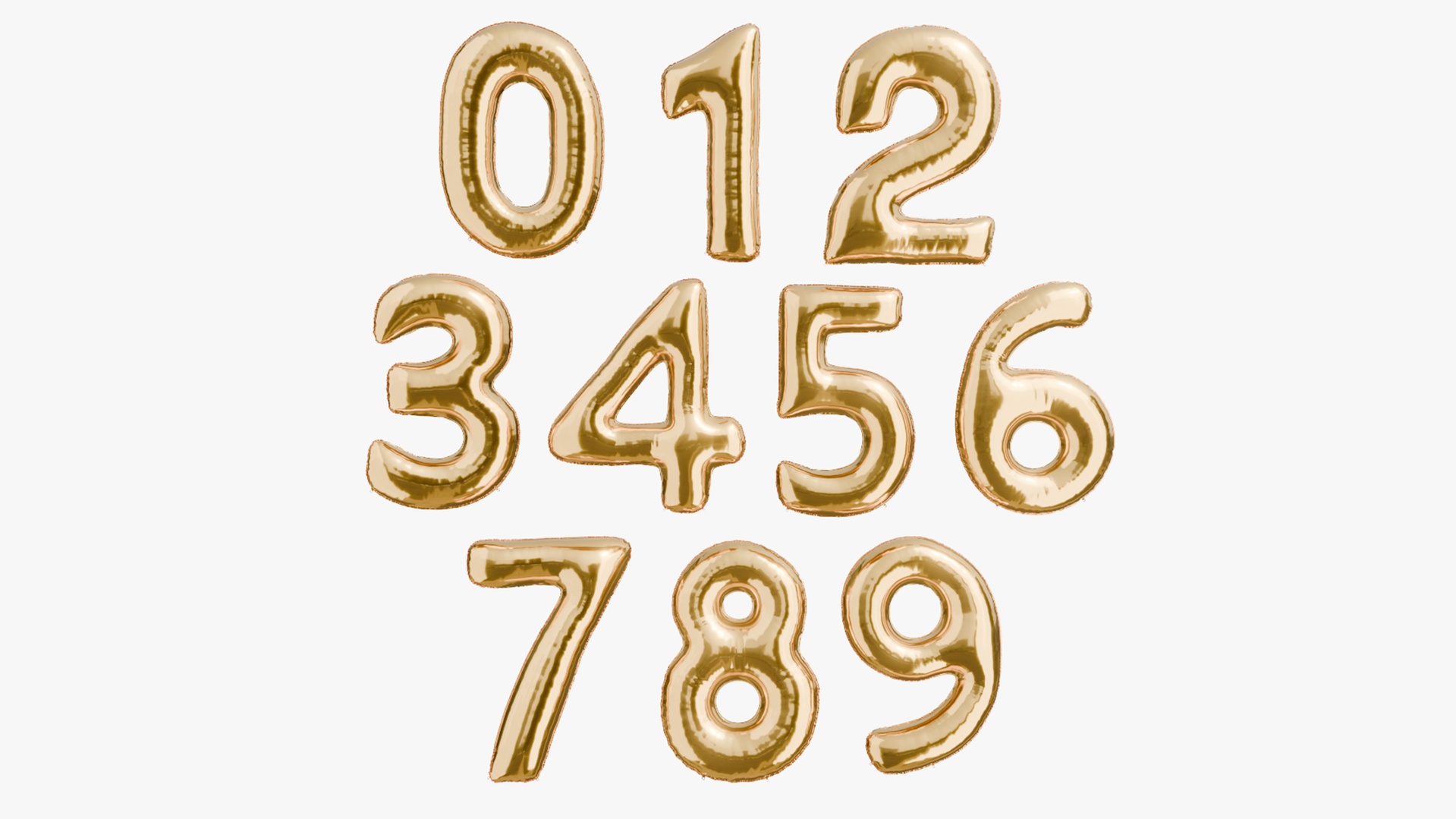 Media 1 for listing Foil Balloon Numbers