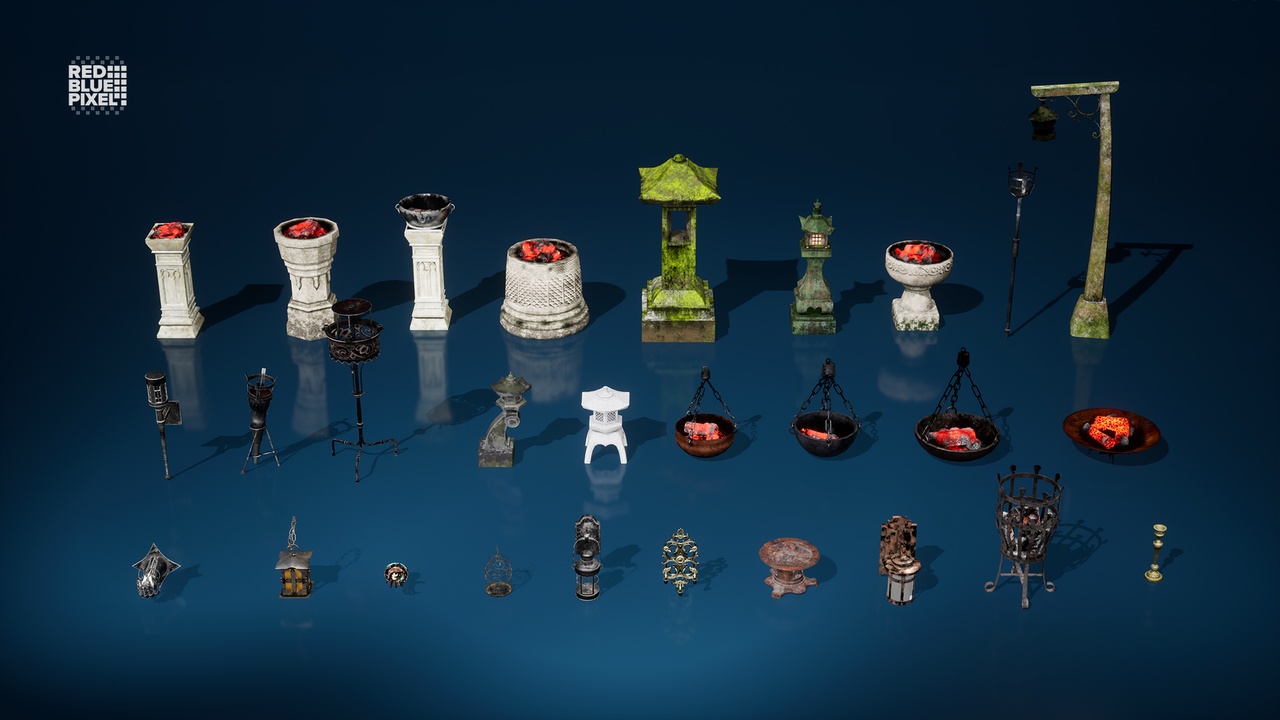 商品 Medieval Torches Vol 02 的媒体 1
