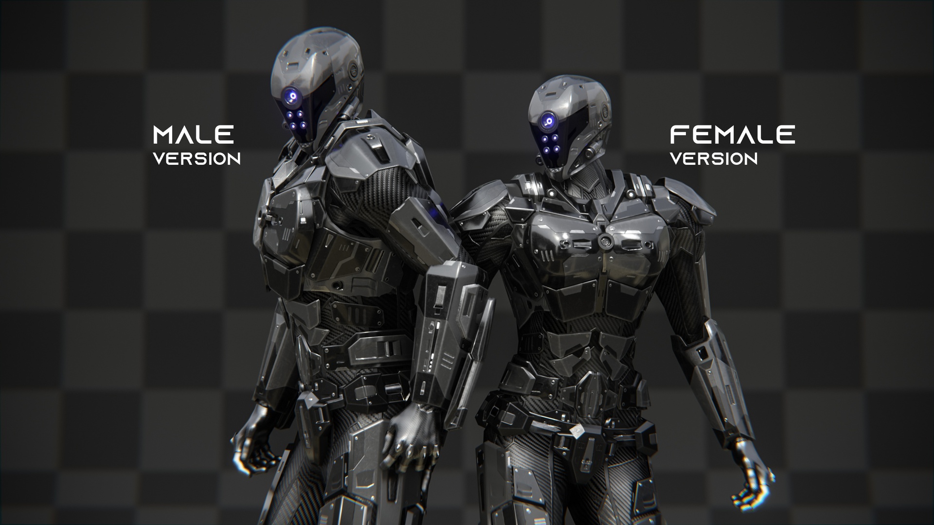 Media 1 for listing Sci-fi Soldier Combat Suit
