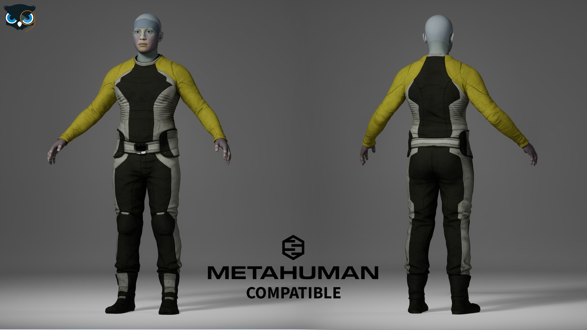 Media 1 for listing Tactical SciFi Suit   Metahuman Compatible Outfit