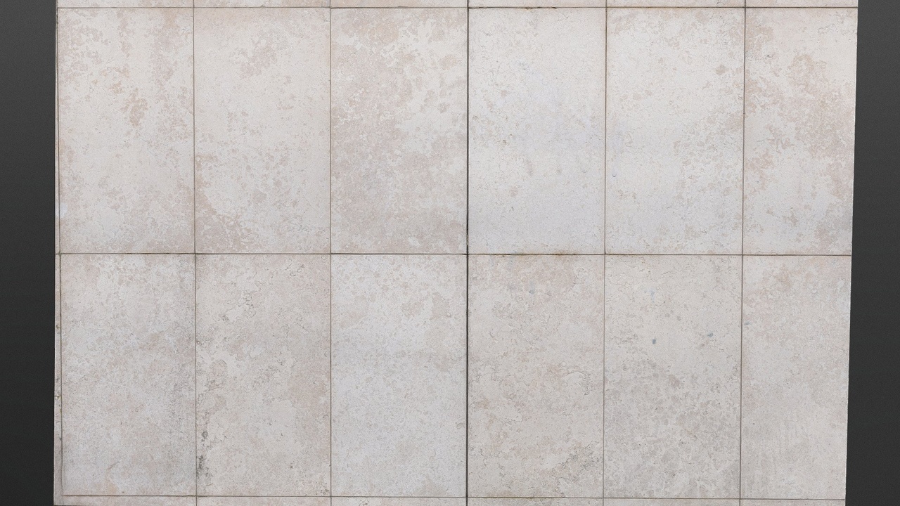 Media 1 for listing White travertine wall facade