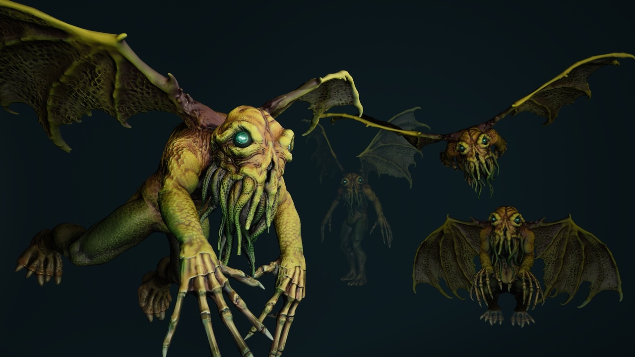 Cthulhu Sea Monster 제품 등록을 위한 미디어 1개