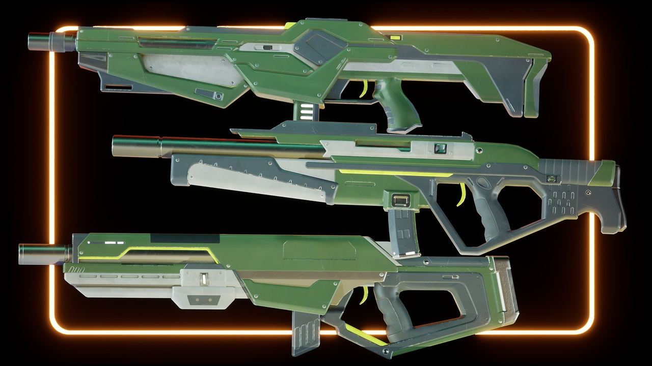 File multimediali per l'articolo Modern Sci-Fi Rifles Bundle 2: 1