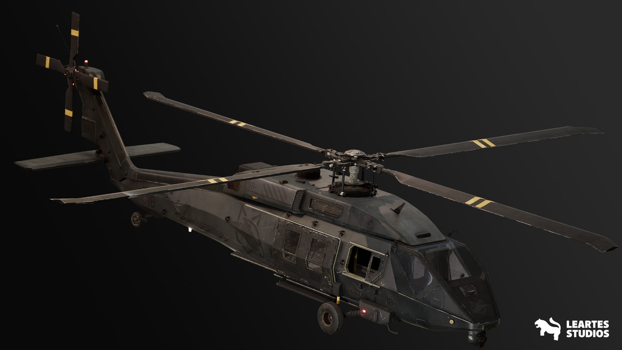 商品 Military Helicopter - Rigged/BP Controllable w/skins ( Military Helicopter ) 的媒体 1
