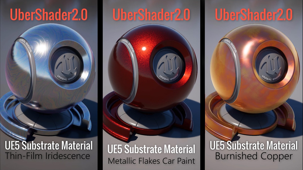 Media 1 for listing UberShader for Substrate: Material Pack