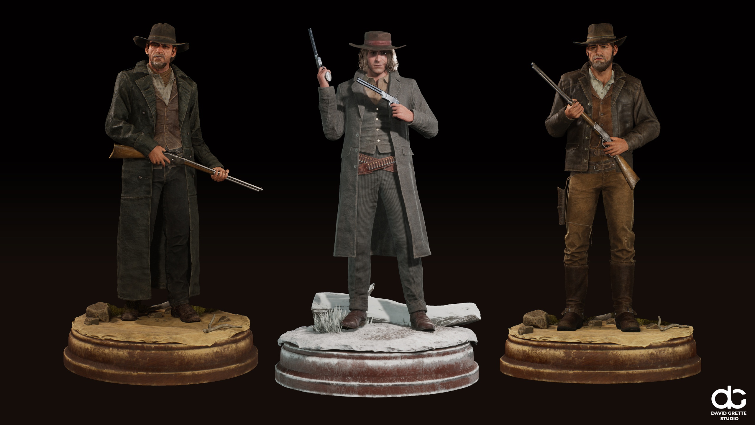 Media 1 for listing Western Characters Series 2025 - Adventure Survival Shooter Action Cowboy Man