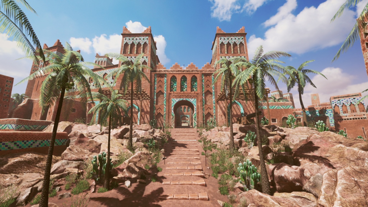 Media 1 for listing Medieval Desert Castle - Middle Eastern Kasbah Fortress