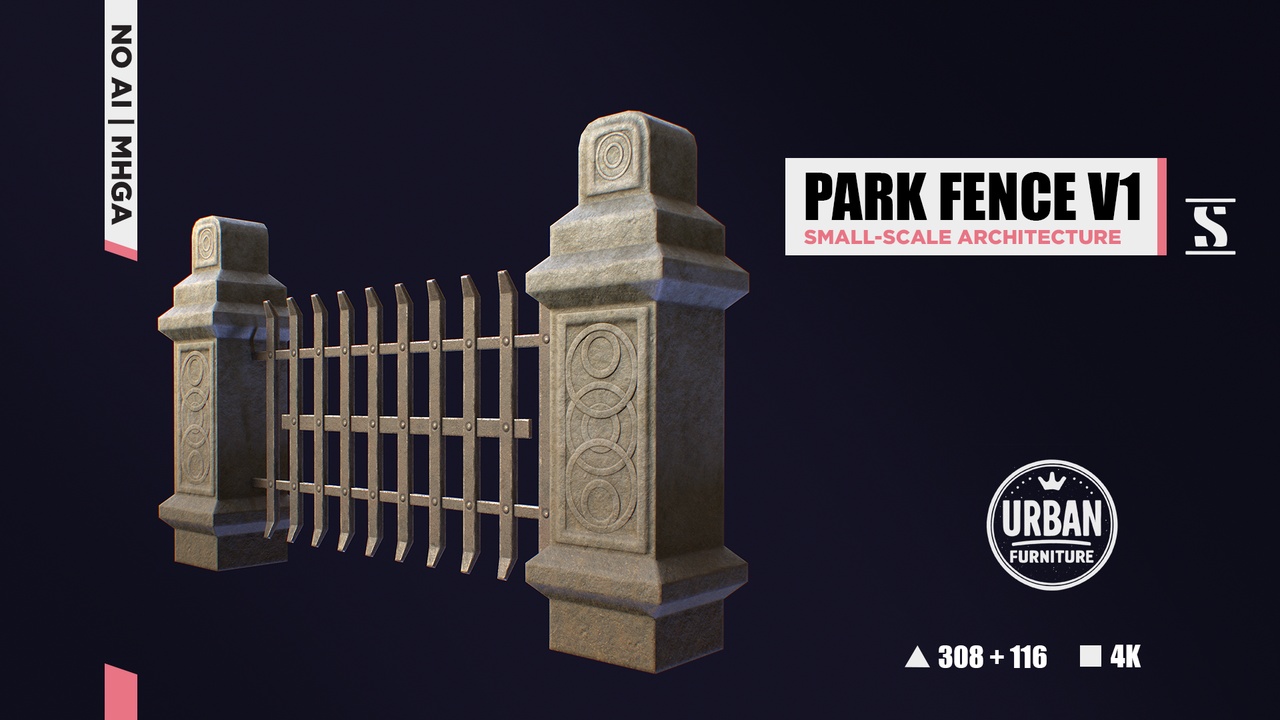 Media 1 for listing Park Fence | Version One