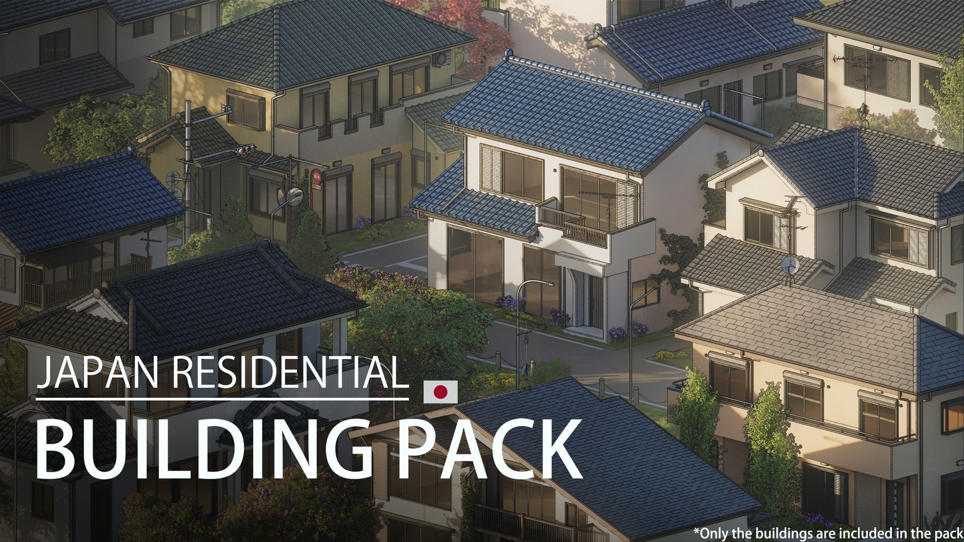 Media 1 for listing Japan Residential | Building Pack (Blender)