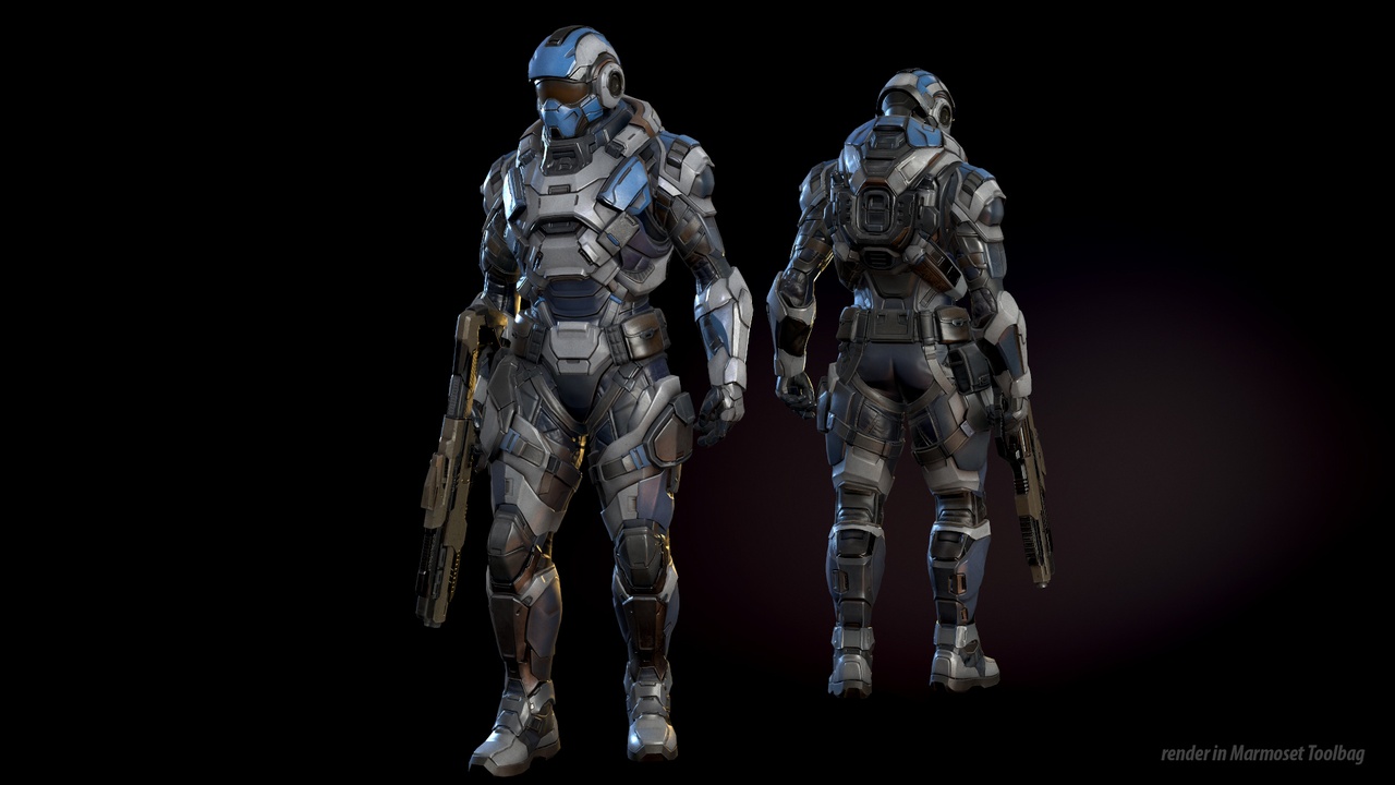 Media 1 for listing Sci-Fi Soldier 06