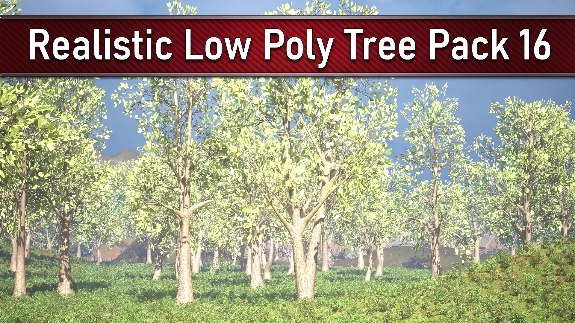 Realistic Low Poly Tree Pack 16M | Fab
