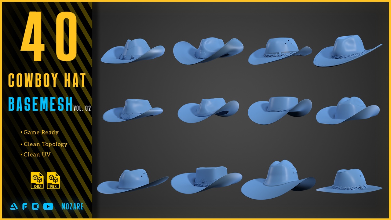 出品Cowboy Hat Basemeshのメディア1