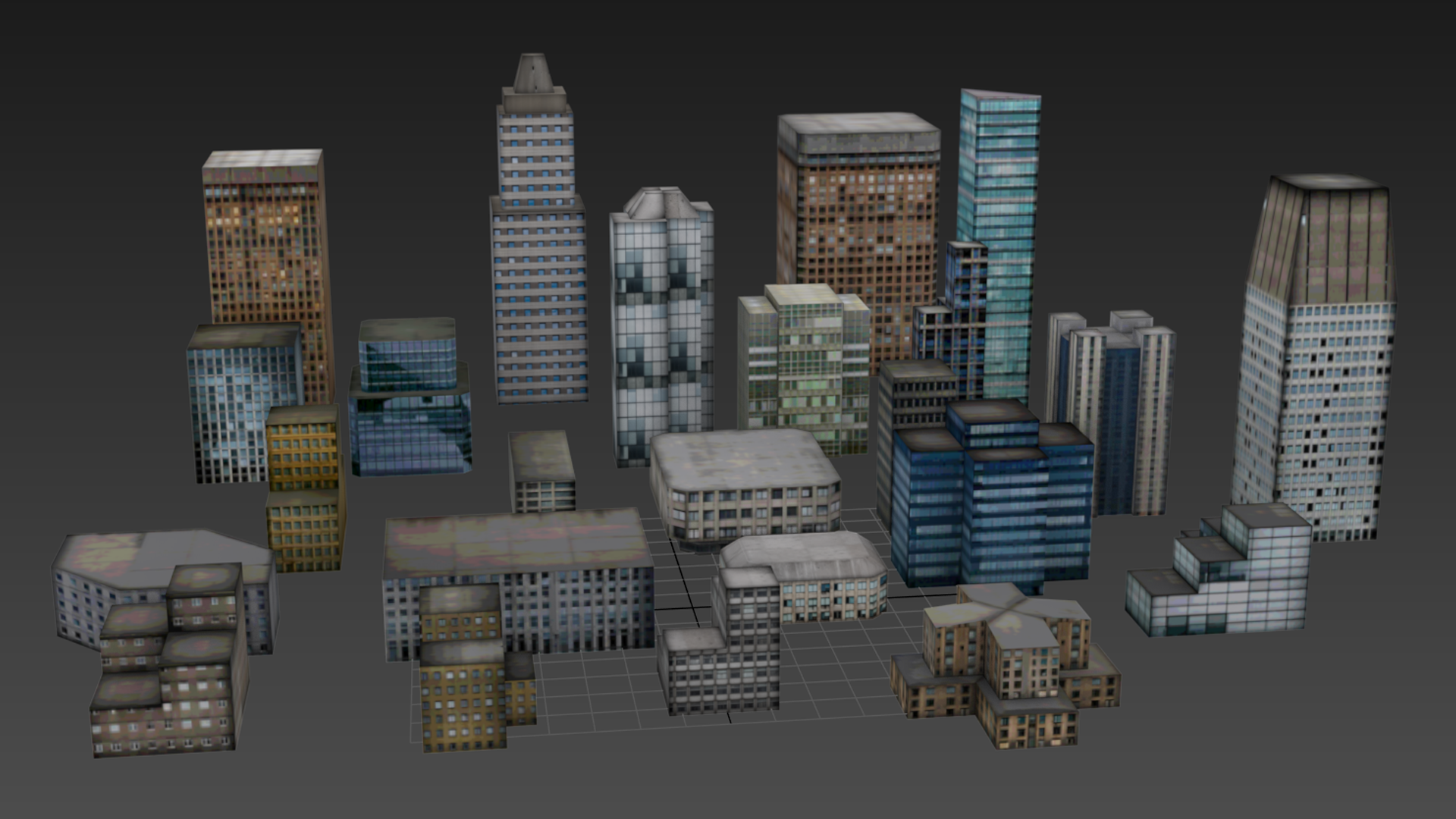 PS1 Style Retro Building | Fab