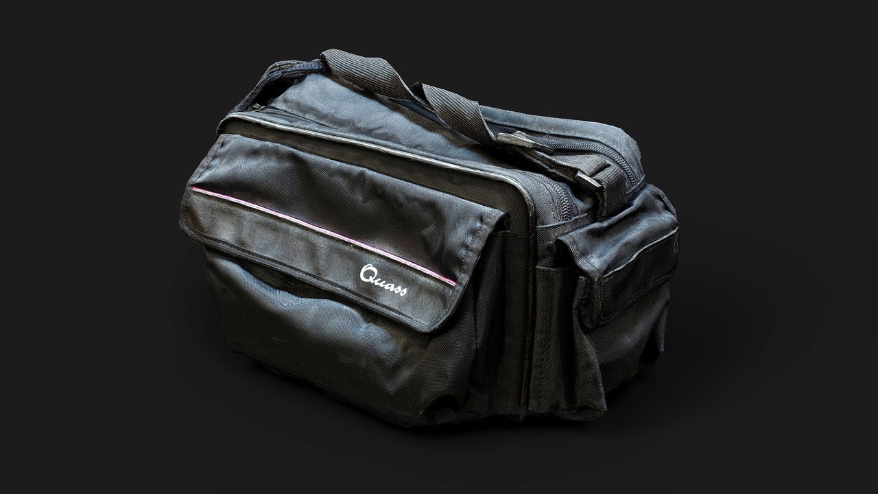 Media 1 for listing bag dirty old retro prop PBR photogrammetry