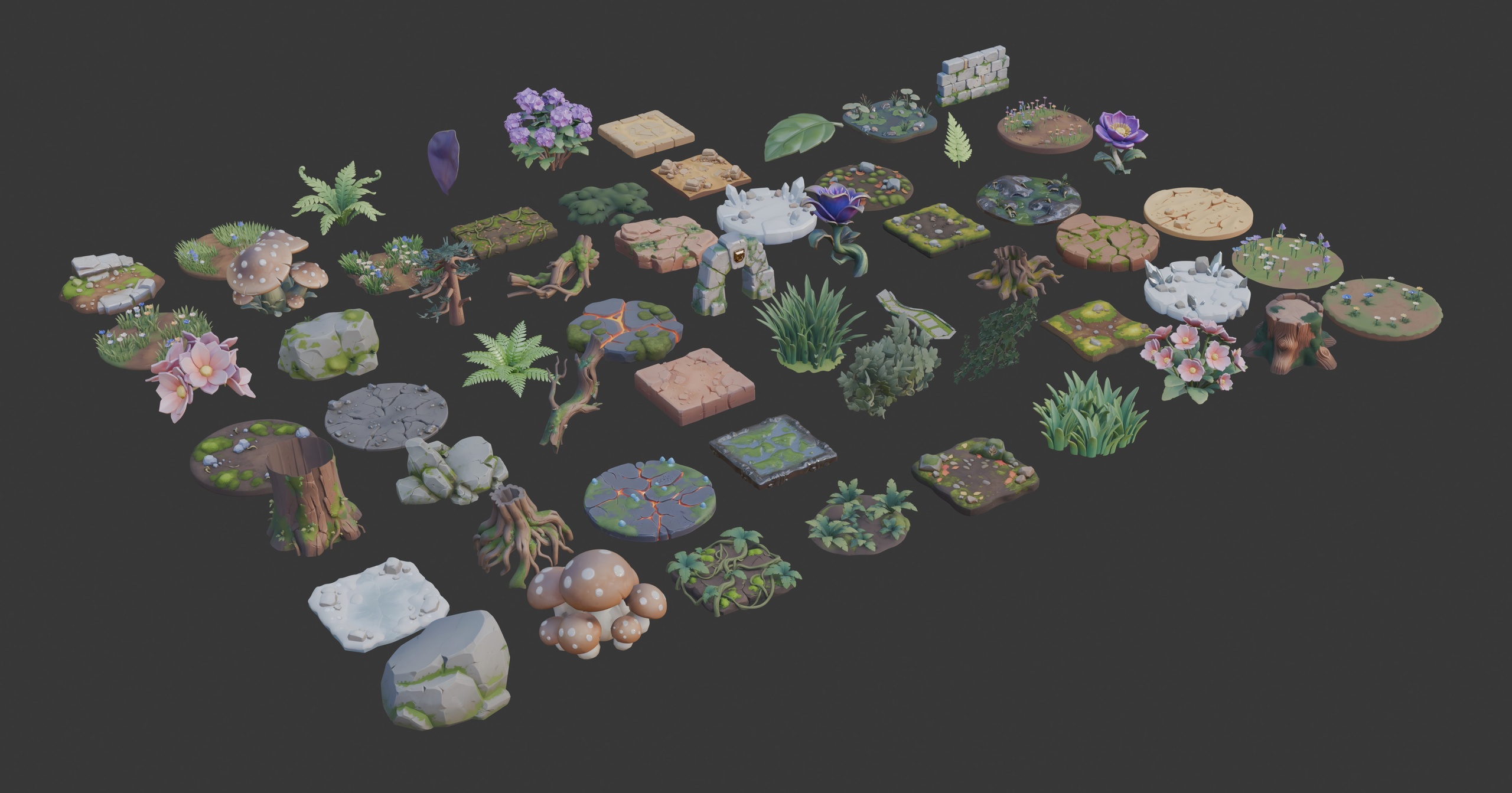 Media 1 for listing Stylized Environment Set