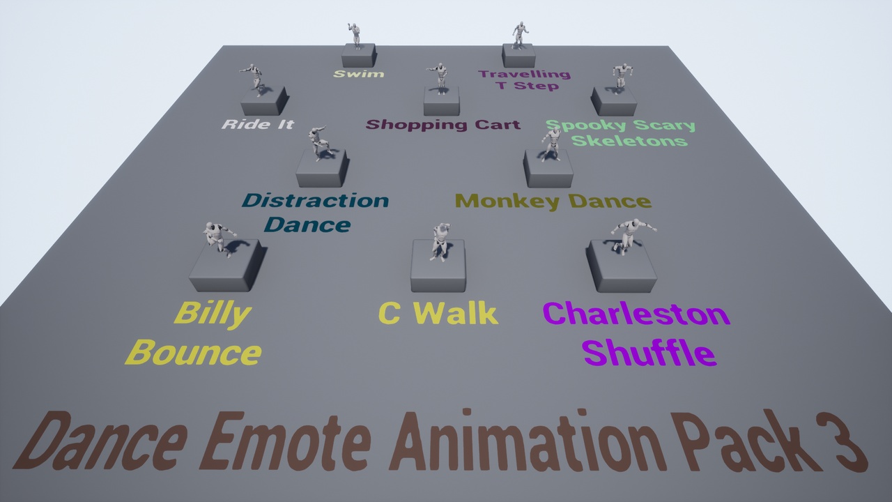 الوسائط 1 للقائمة Dance Emote Animation Pack 3