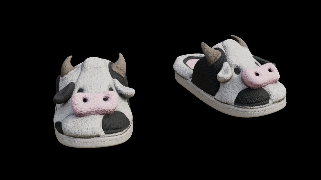 Media 1 for listing Cow Slippers (Metahuman Rigged)