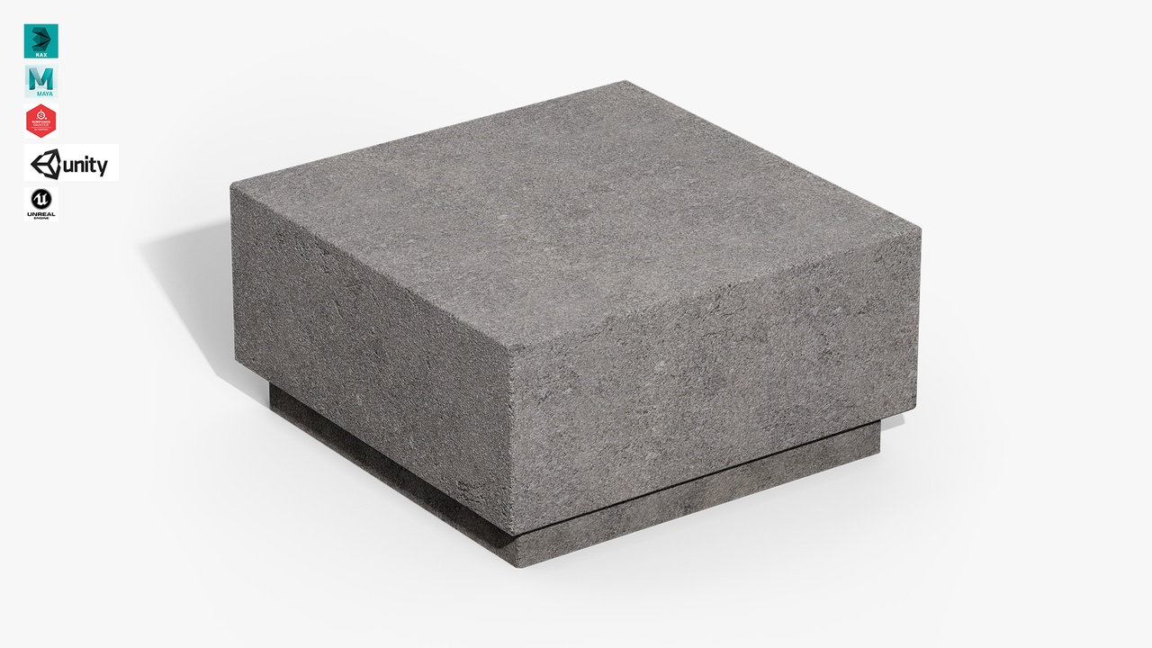 Media 1 for listing Granite Bollard Seat