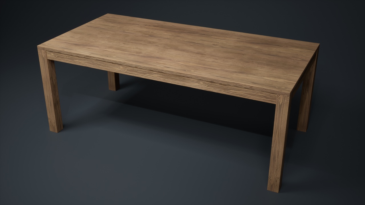 Media 1 for listing Modern Wooden Table
