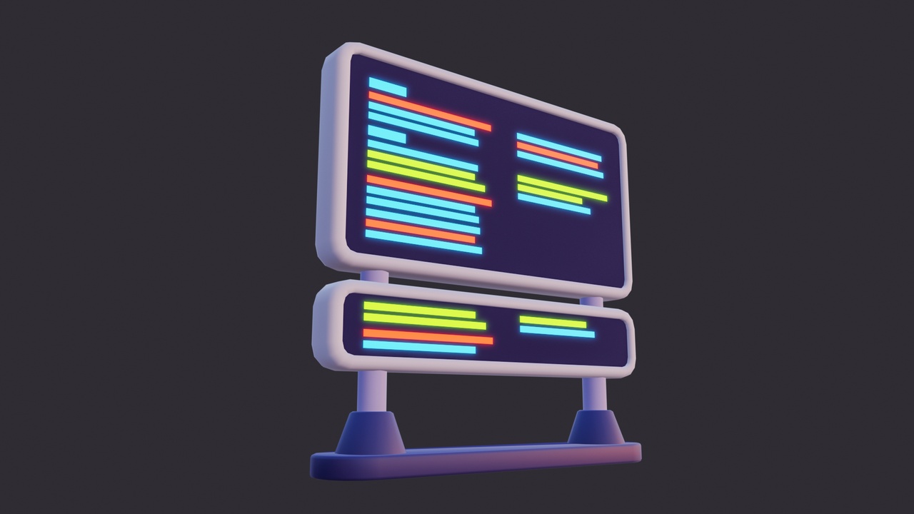Media 1 for listing Low Poly Digital Billboard