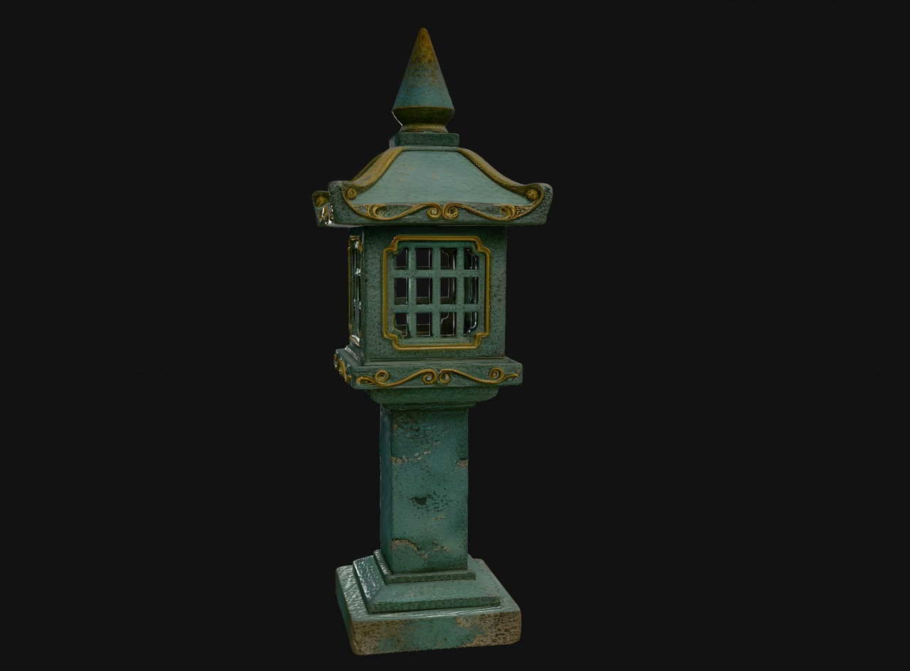 Media 1 for listing Stone Lantern