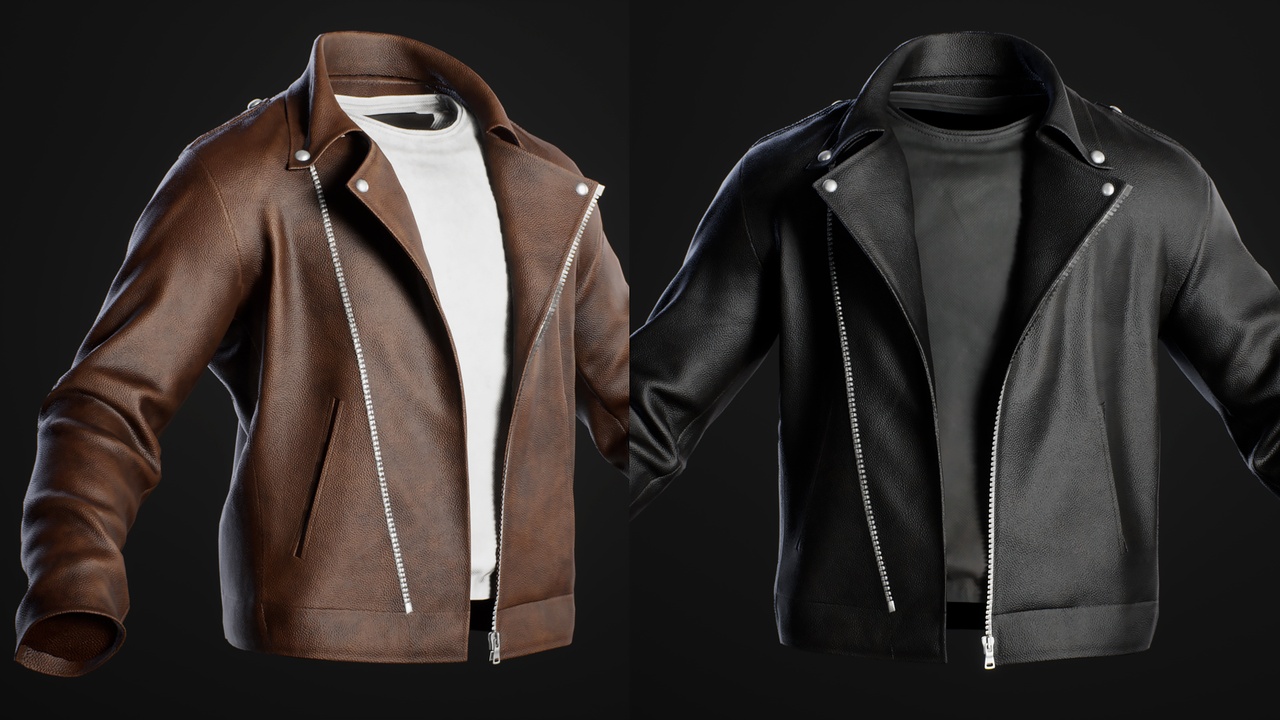 Media 1 for listing M Jacket Leather - Metahuman