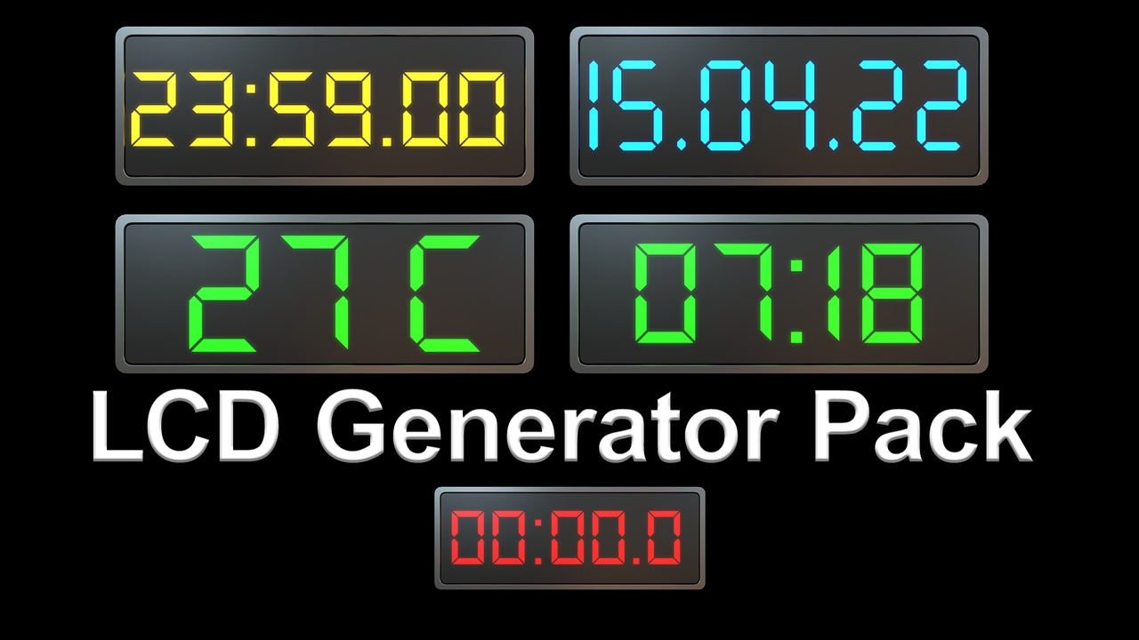 Lcd Generator Pack | Fab
