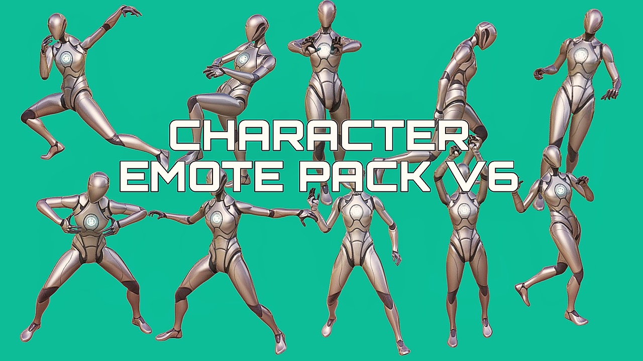 商品 Character Emote Pack V6 的媒体 1