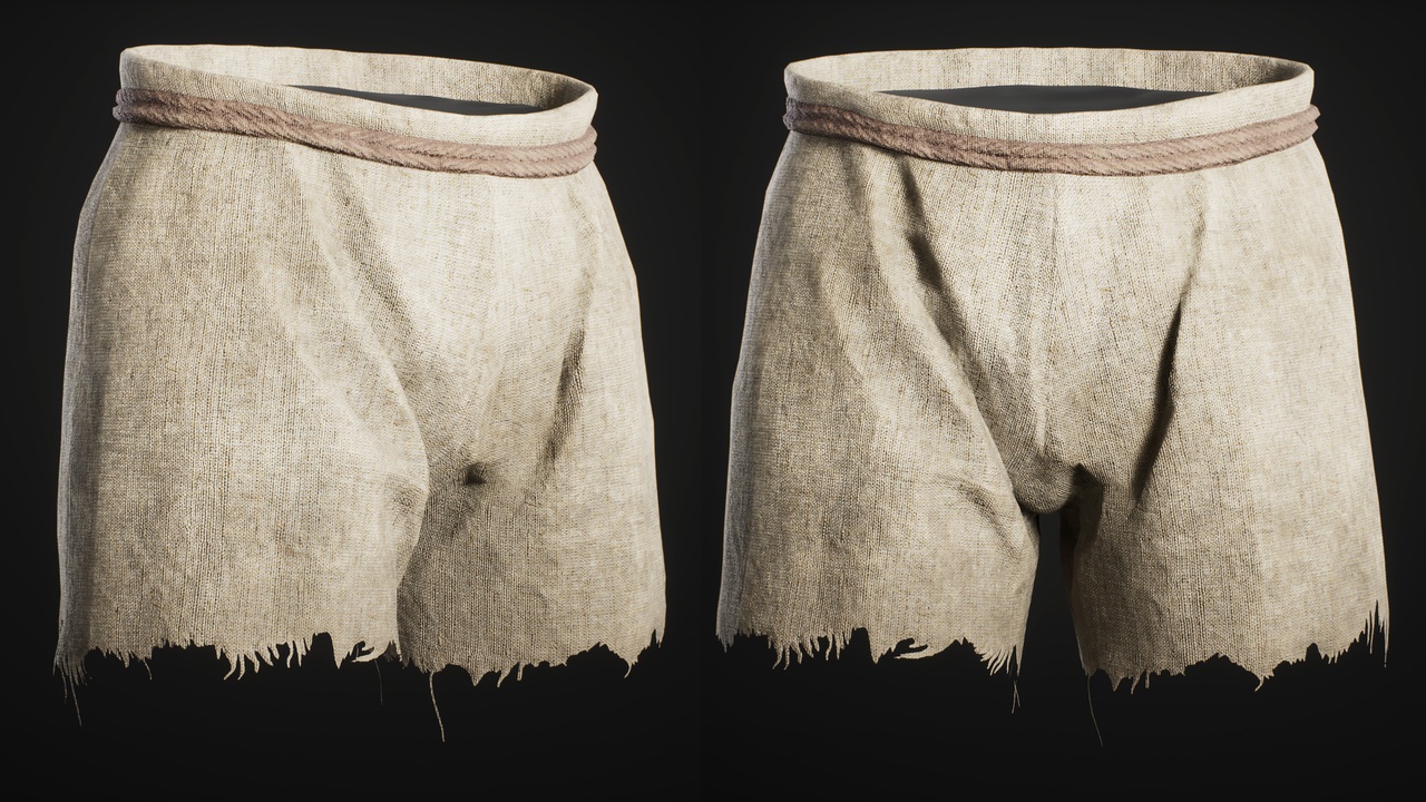 Media 1 for listing Medieval Underwear - Metahuman