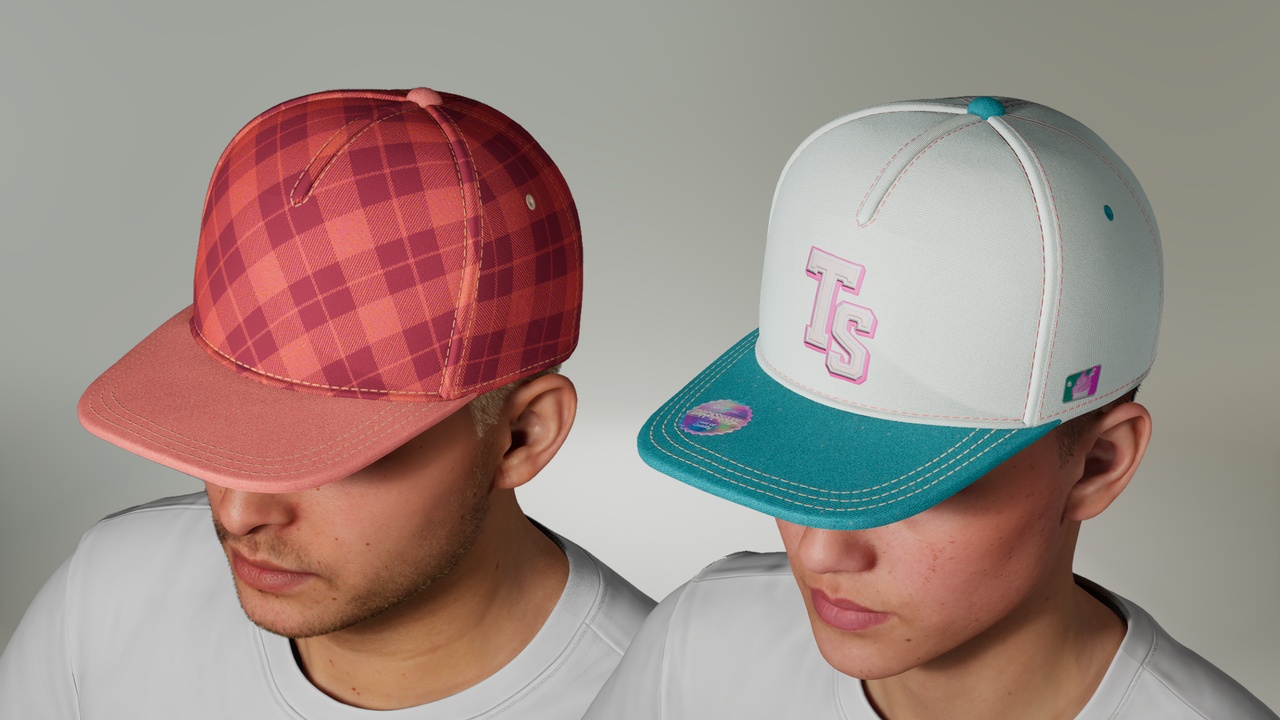 Media 1 for listing Customizable Baseball Cap | Metahumans