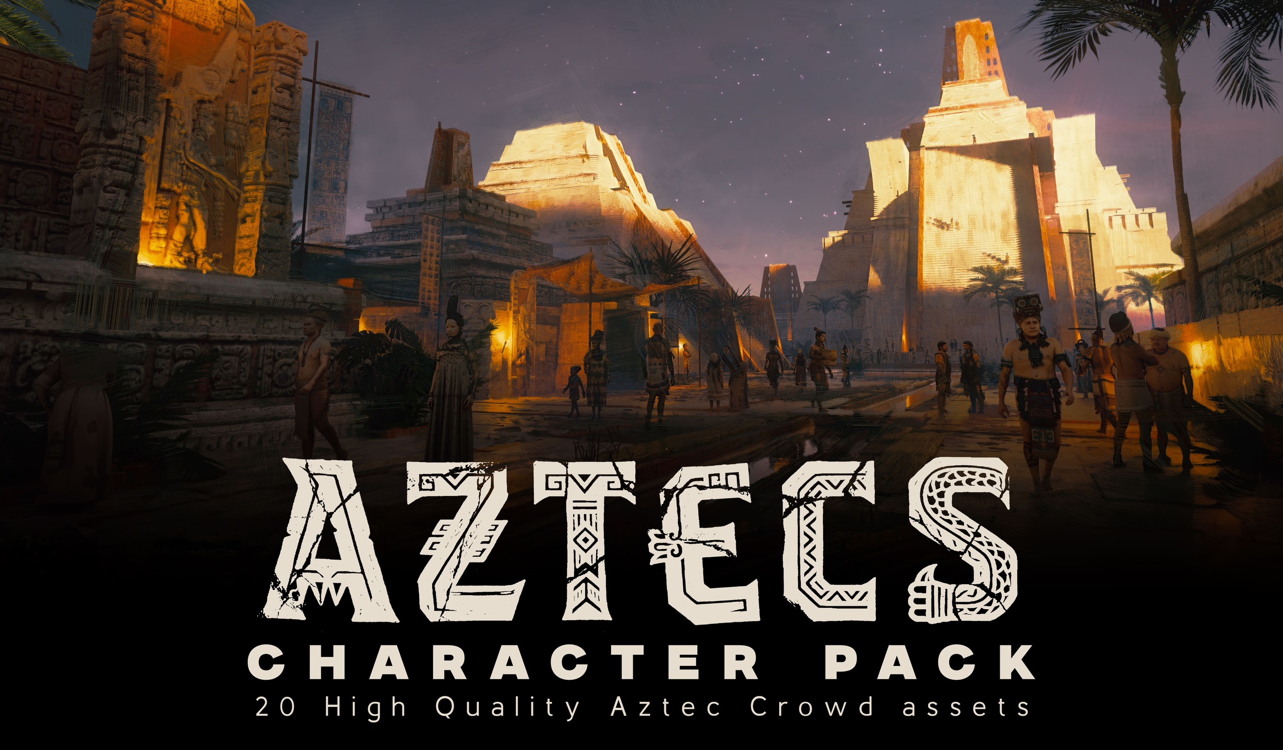 Media 1 for listing Aztecs Empire – Historic Modular Character Asset Pack
