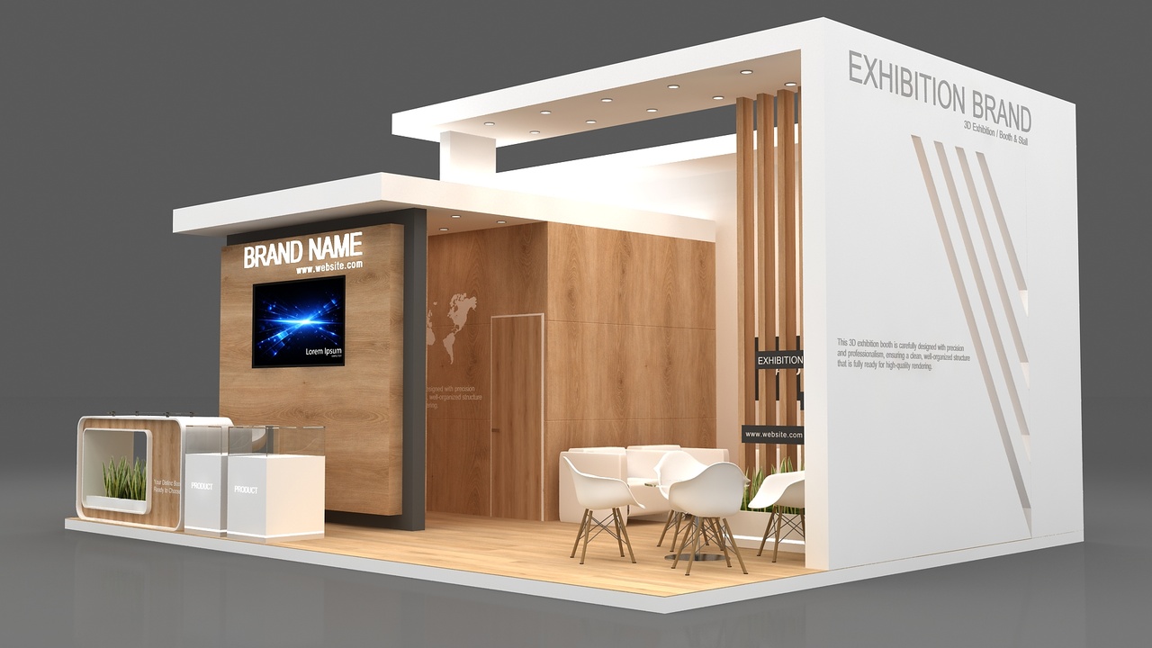 Media 1 for listing 3d exhibition stall booth