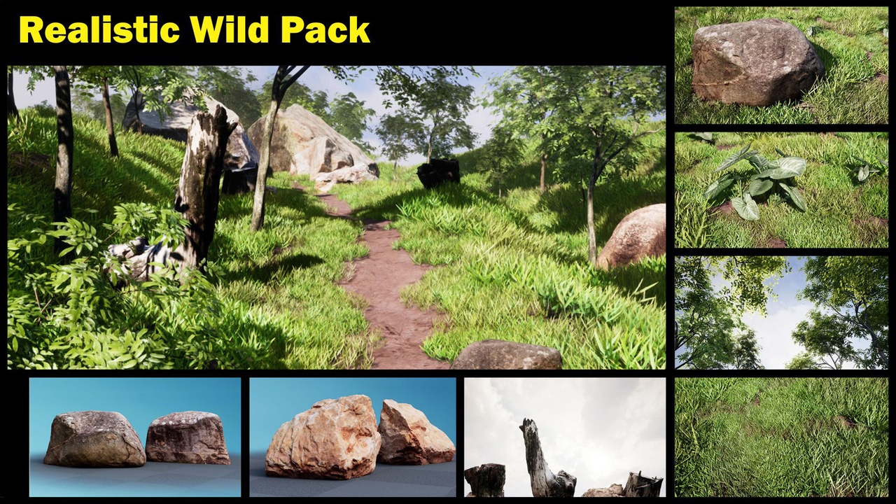 Media 1 for listing Realistic Grass and environment Pack