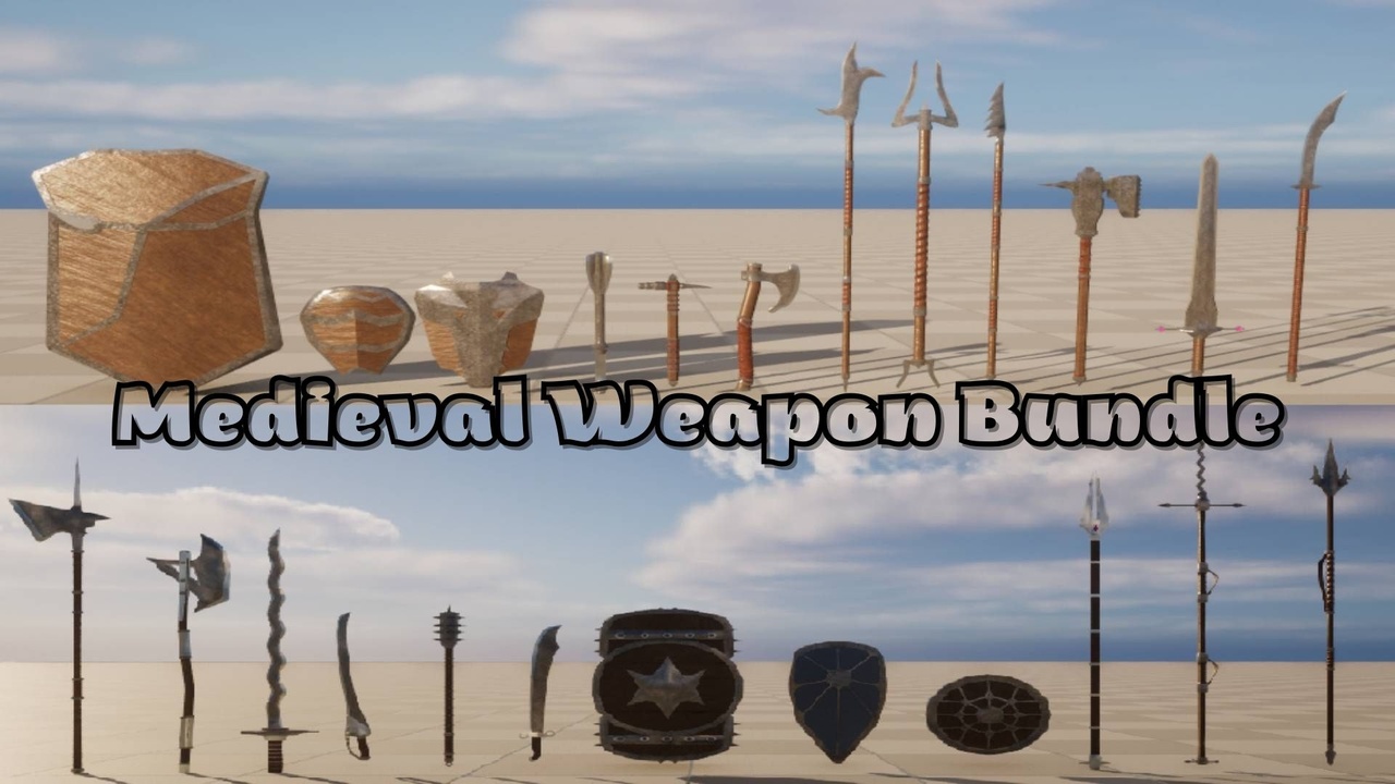 Medieval Weapon Bundle | Fab