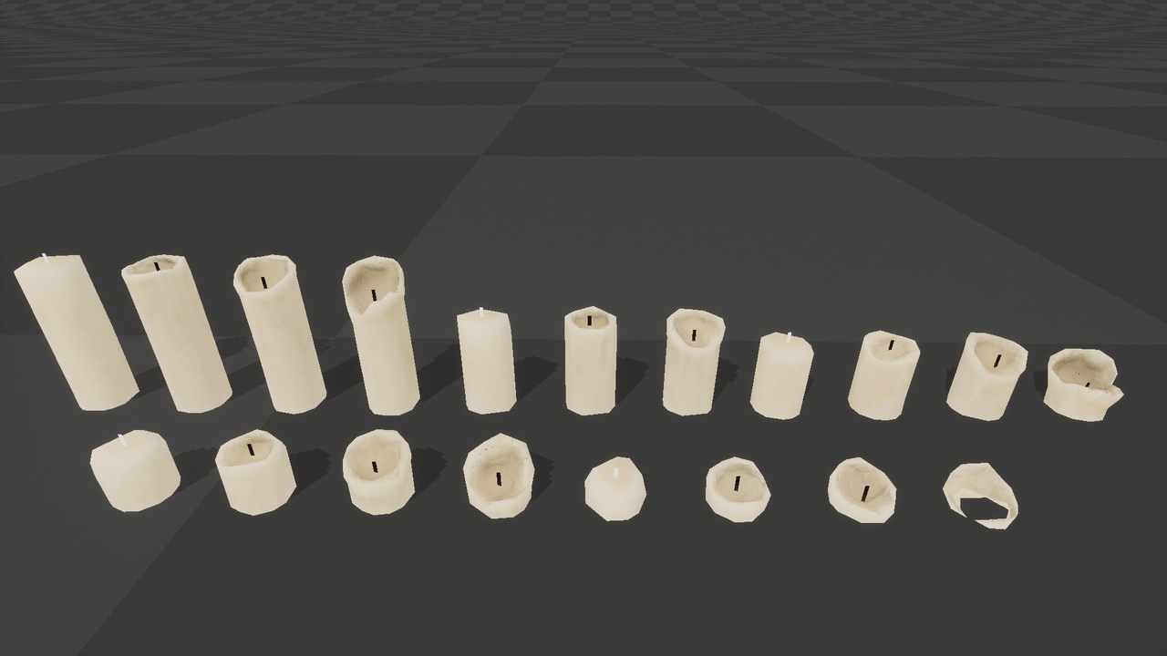 Media 1 for listing PSX Candles Pack