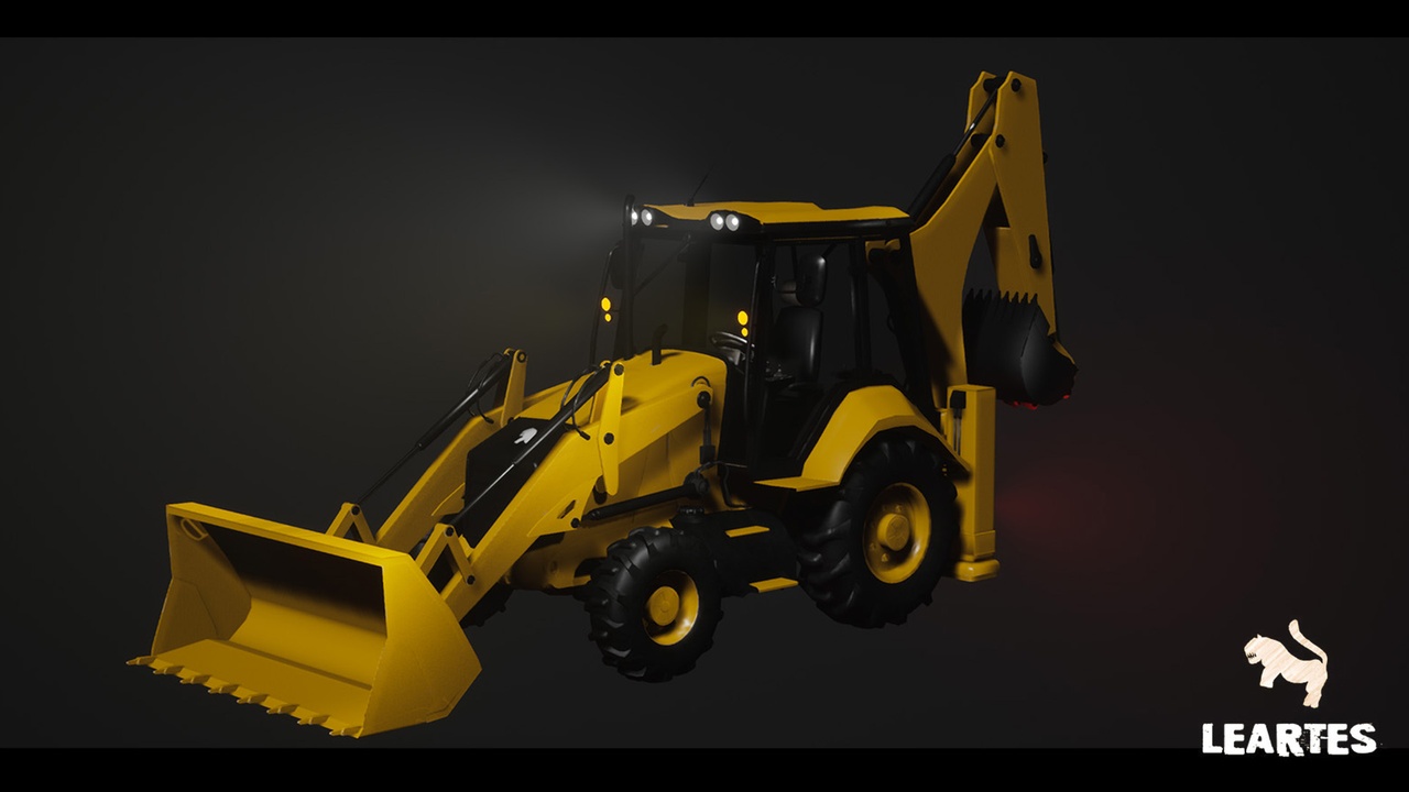 Medios 1 para el artículo Driveable / Animated Excavator / Dozer ( Excavtor Excavators Construction 3D )