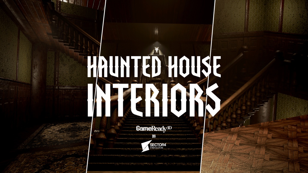Media 1 for listing Haunted House Interiors – Props, Doors, Stairs & Decals