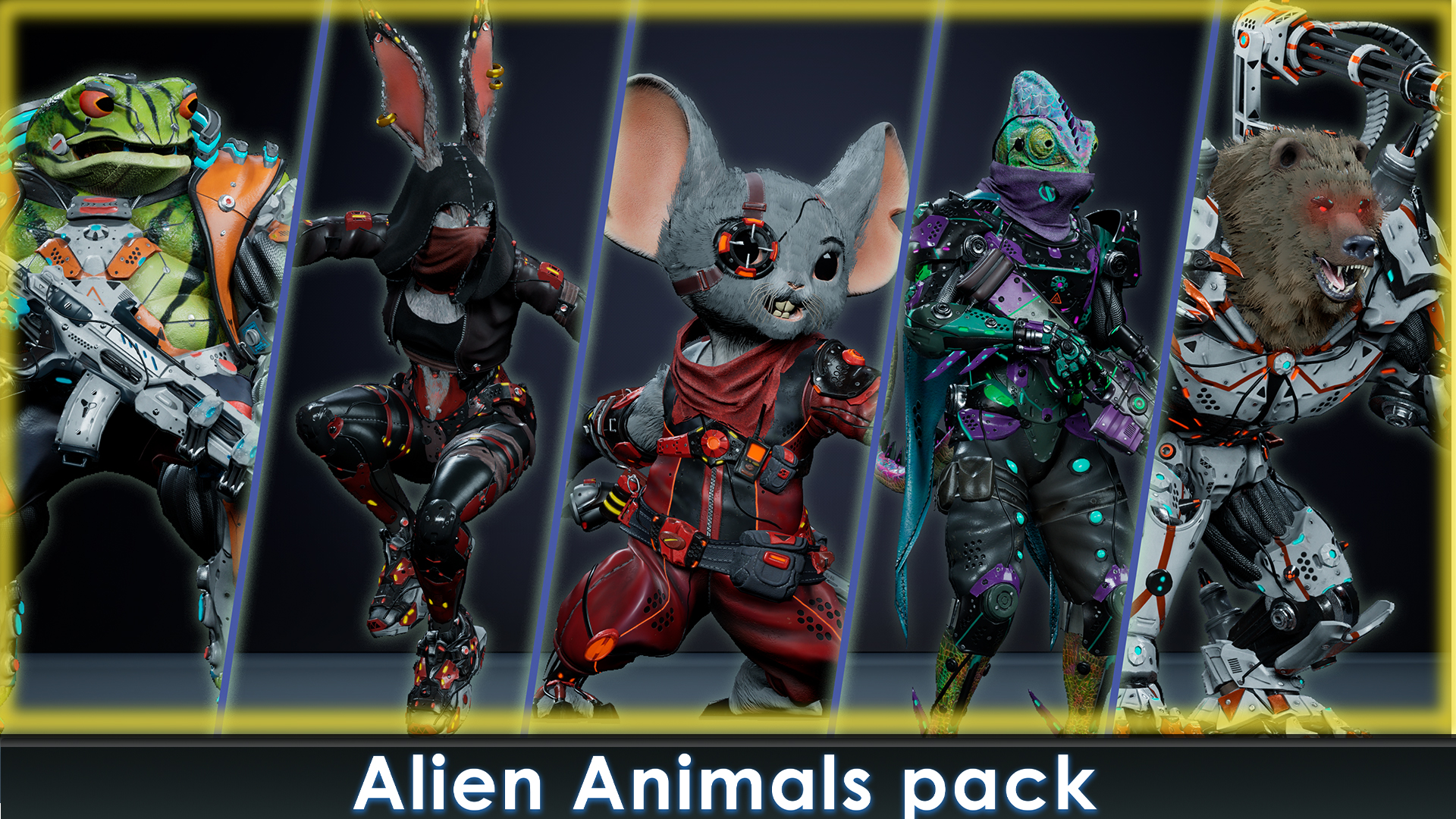 Alien Animals pack | Fab