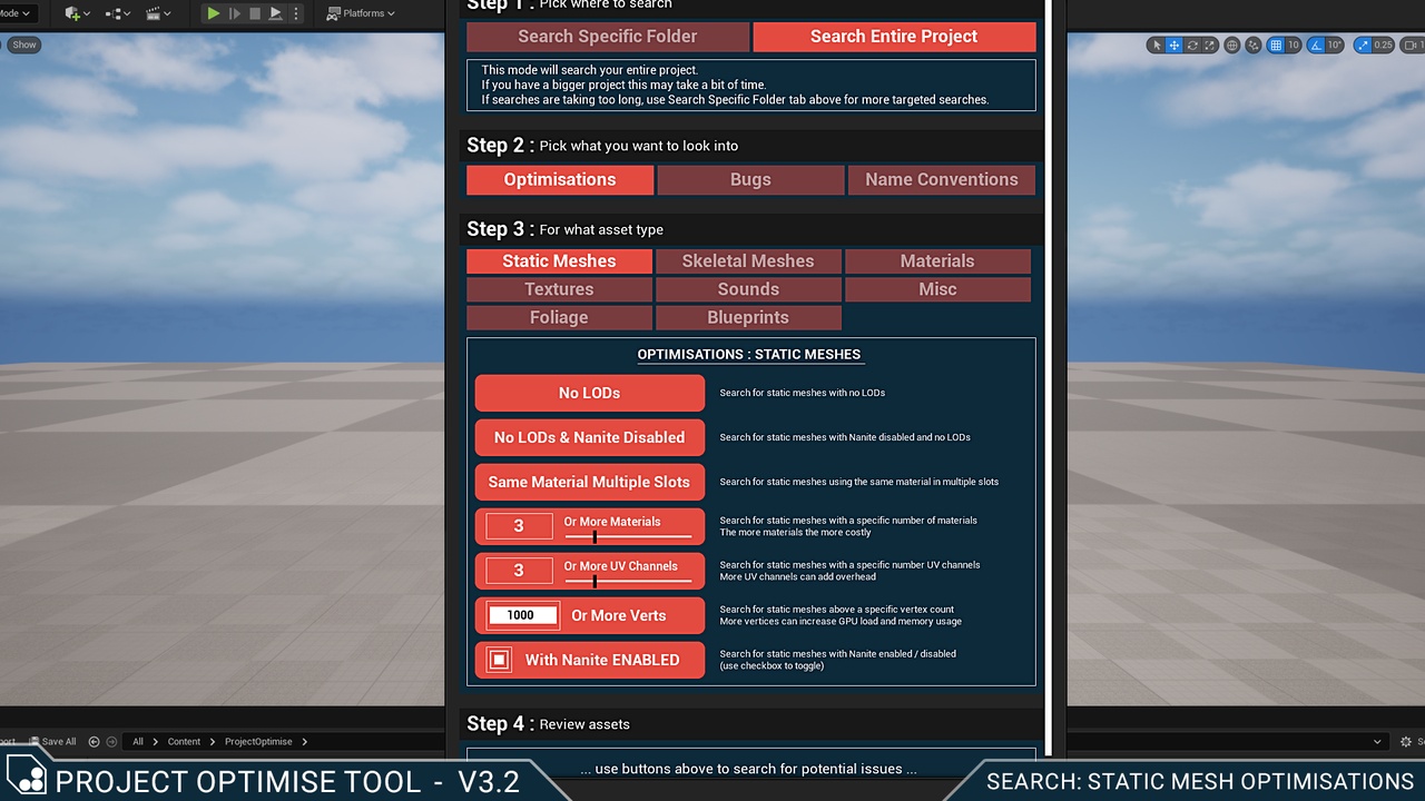 Media 1 for listing Project Optimise Tool