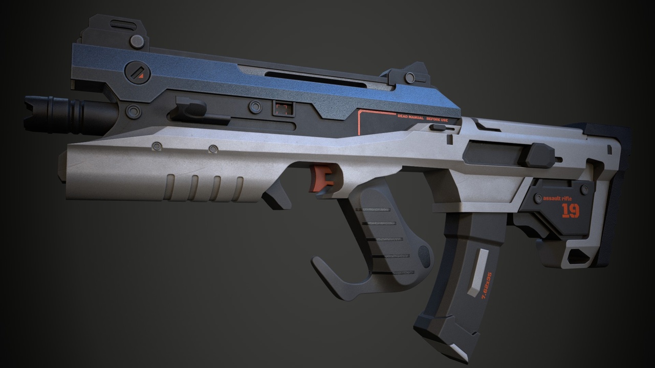 Media 1 for listing Assault rifle bullpup