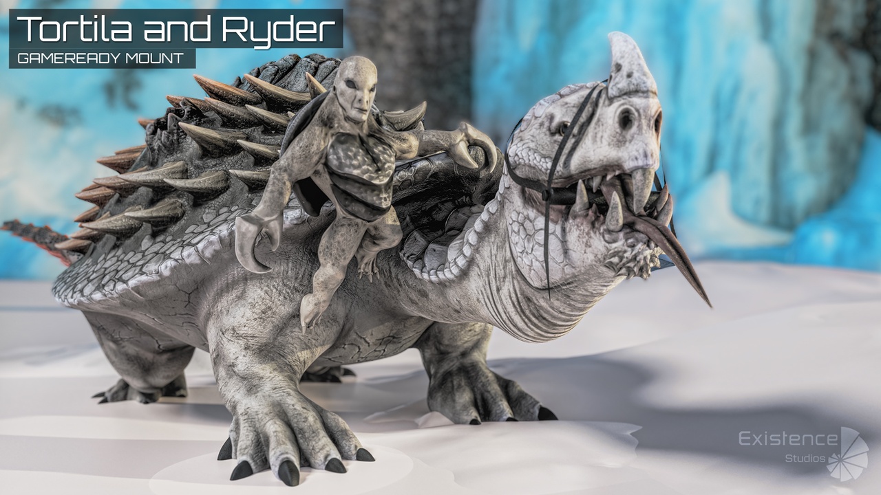 Turtles Mount Rider - Tortilla Ryder - Creature Mount - Riding Reptile - #21 ilanı için 1. medya