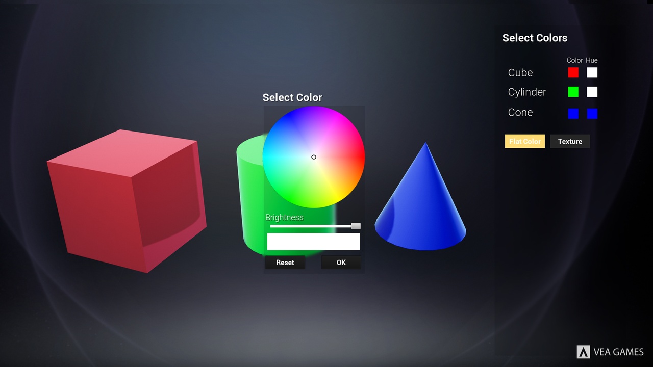Media 1 for listing Color Picker and HUE Picker UMG