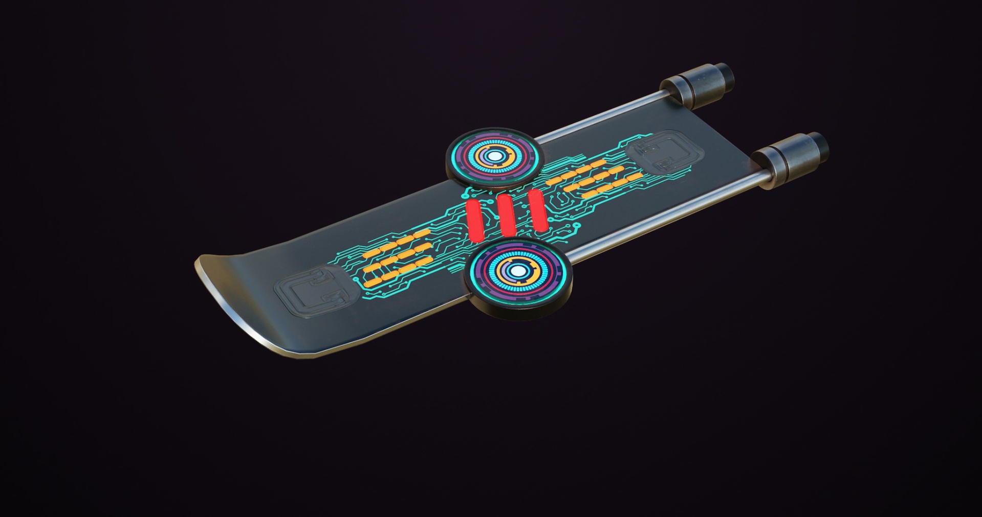 Sci Fi Hoverboard 9 All PBR Unity UE Textures Included | Fab
