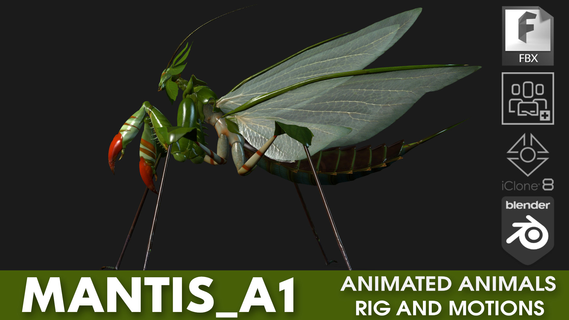 Shift Mantis Mantis_A1 | Fab