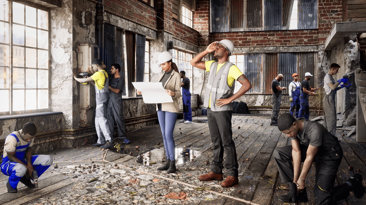 Media 1 for listing Posed Humans Construction Pack 1