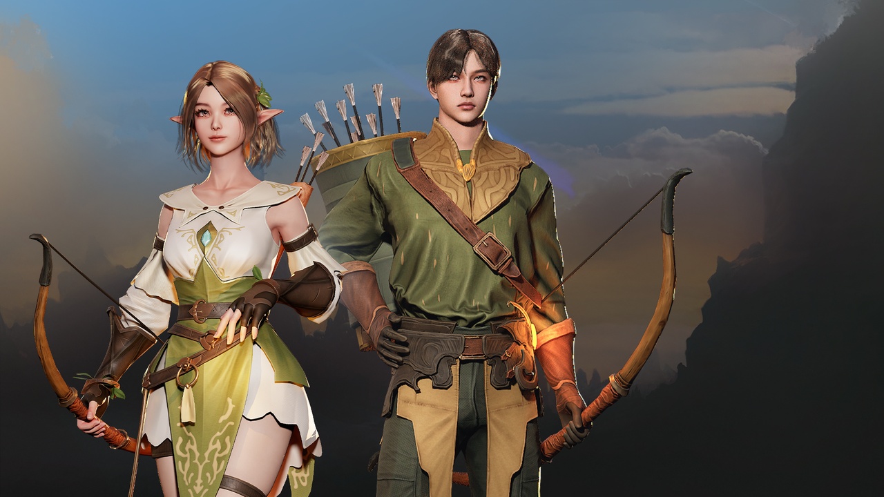 Media 1 for listing MMORPG Newbie Archer - Medieval Fantasy Modular Character