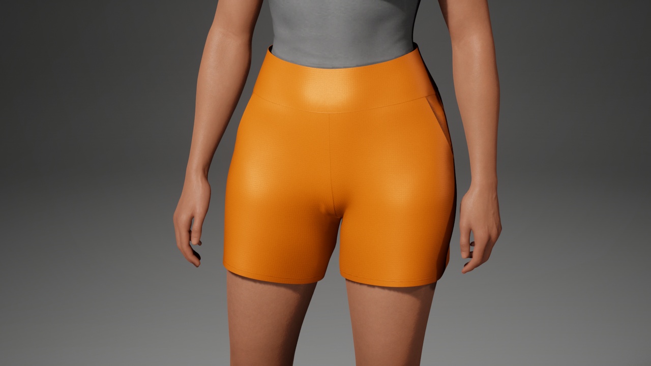 Media 1 for listing The Eucalyptus Shorts for MetaHumans - Parametric Outfit